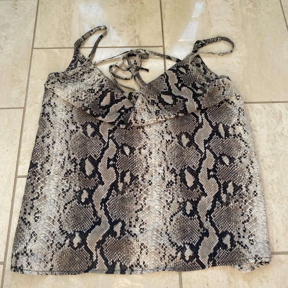 Snakeskin Boutique blouse